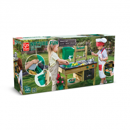Jucarie din lemn - Bucatarie cu accesorii, de exterior (14 piese) [4]