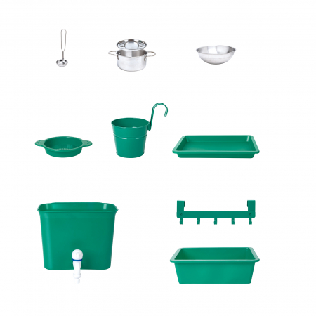 Jucarie din lemn - Bucatarie cu accesorii, de exterior (14 piese) [5]