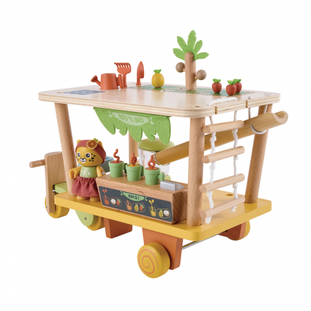 Jucarie din lemn - Magazinul de sucuri Eco (26 piese) [1]