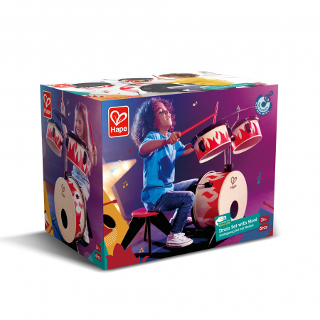 Jucarie din lemn - Set de tobe [5]