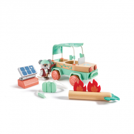 JUCARII & JOCURI - Jucarie din lemn - Solar Offroad Adventures (11 piese)