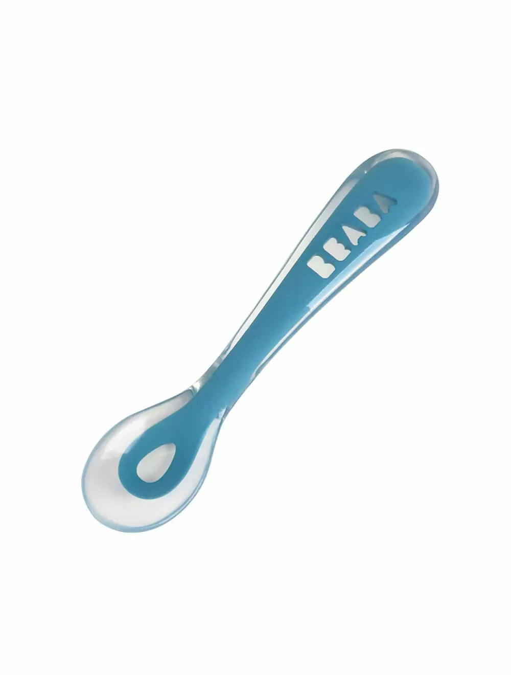 LINGURIȚE ȘI FURCULIȚE - Lingurita Silicon +8 Luni Bleu