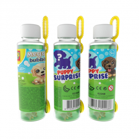 JUCARII & JOCURI - Mega baloane de sapun cu un Catel surpriza (200 ml)