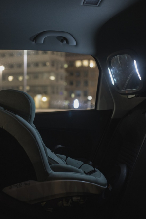 Oglinda auto retrovizoare XL cu lumină Led Besafe [3]