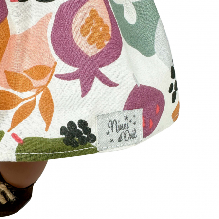 Papusa Nines D'Onil, Maria Afro, cu sunete, cu bebelus, cu rochie mov, cu miros de vanilie, 45 cm [2]