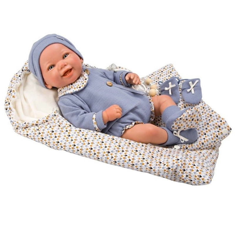 Papusa Reborn bebelus realist Arias Daniel 45 cm Blue [0]
