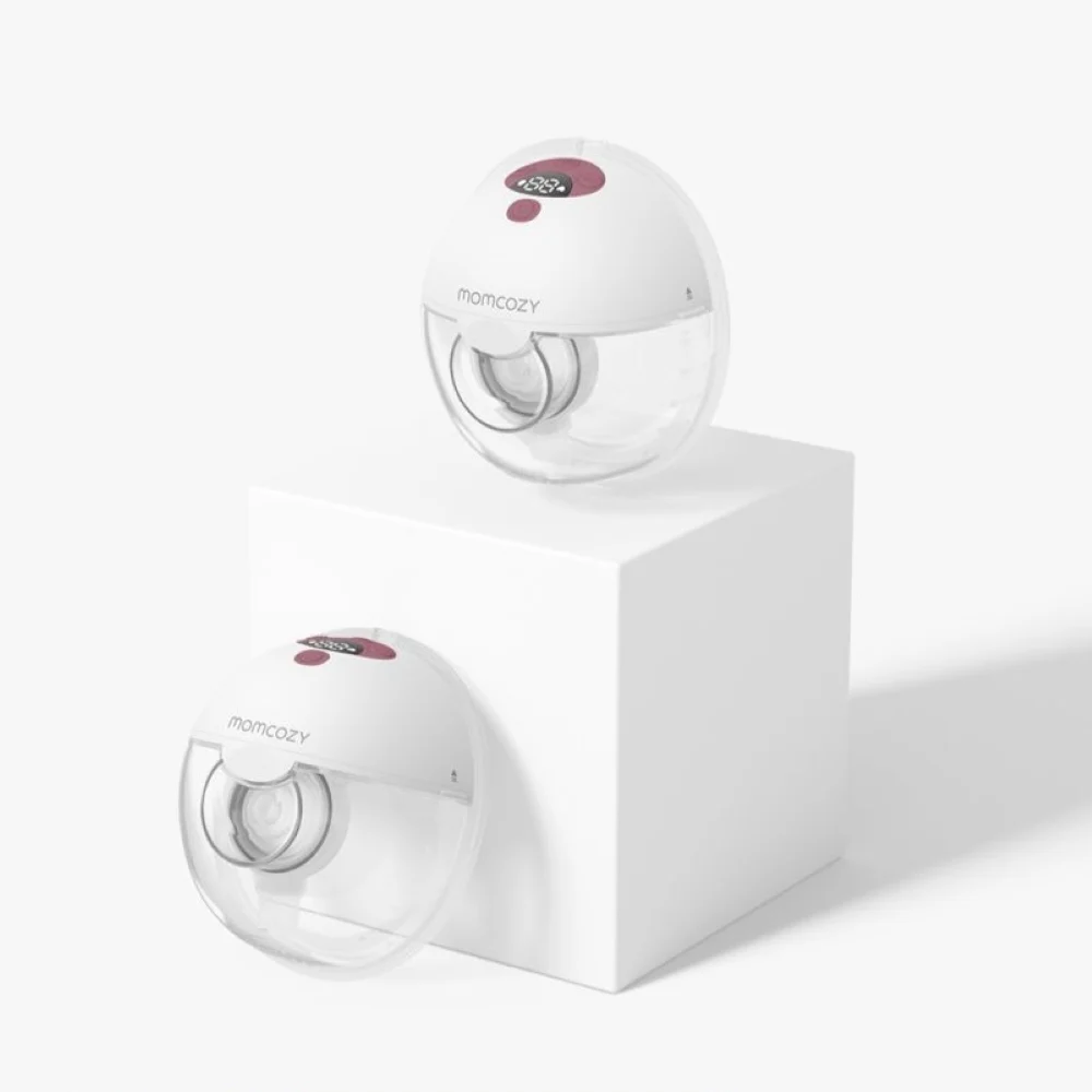 Pompe de sân - Pompa de sân Momcozy Hands-Free Dubla M5 Red