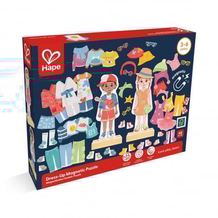 Puzzle magnetic de imbracare (68 piese) [2]