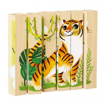 Quercetti Four Puzzle Animale Salbatice Bio [3]