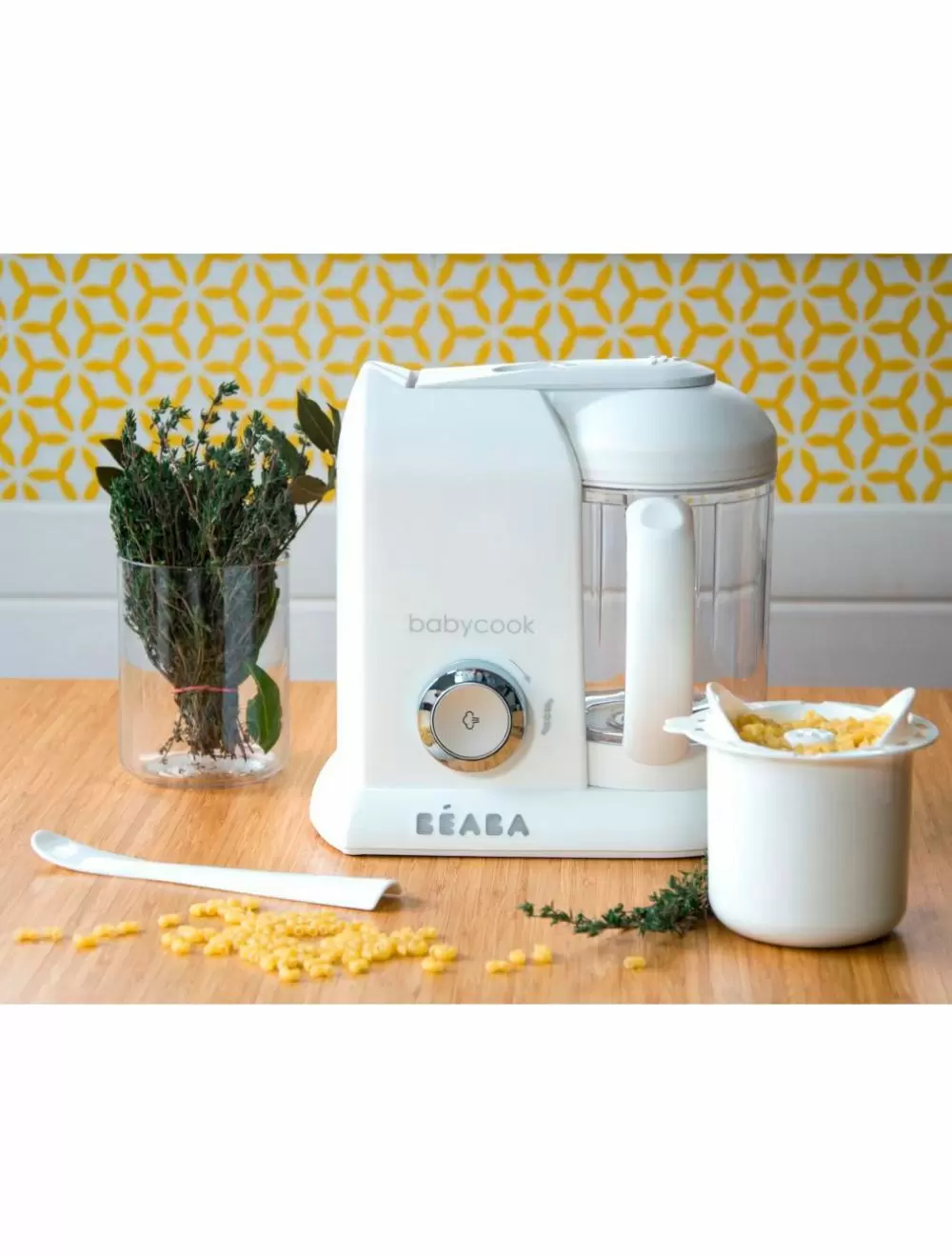 ROBOȚI DE BUCĂTĂRIE - Robot Beaba Babycook Solo White/Silver