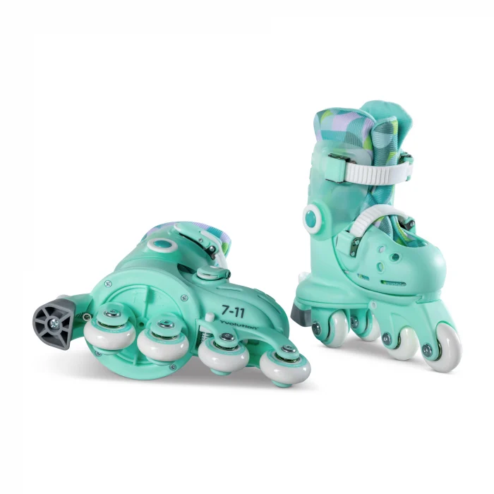 Role ajustabile Yvolution Twista Skates marime 23-28 Green [1]