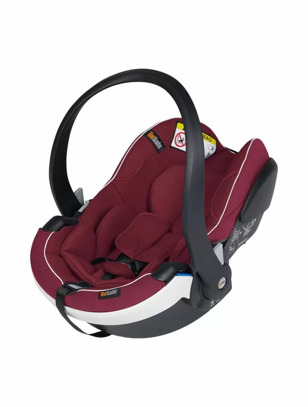 Scaun auto Besafe iZi Go Modular X1 i-Size Burgundy Melange [2]
