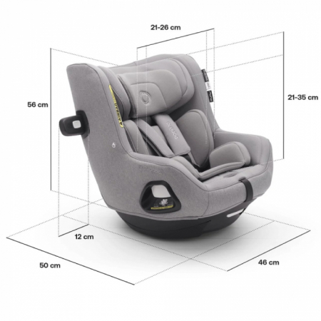 Scaun auto Bugaboo Owl Grey [3]