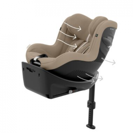 Scaun auto Cybex Sirona G i-Size Plus Almond Beige [6]