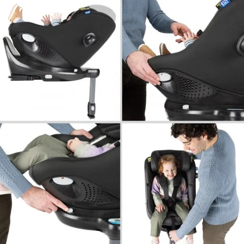 Scaun auto rotativ 360 Graco Turn2Me DLX i-Size Midnight [8]