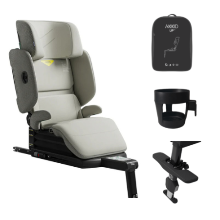 SCAUNE AUTO TIP ÎNALȚĂTOR CU SPĂTAR - scaun-auto-înălțător-axkid-up-beige