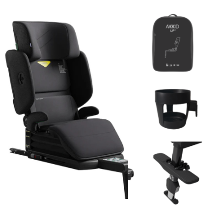 SCAUNE AUTO TIP ÎNALȚĂTOR CU SPĂTAR - scaun-auto-înălțător-axkid-up-mist-grey