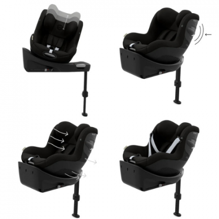 Scaun auto rotativ Cybex Sirona Gi i-Size Magic Black [4]