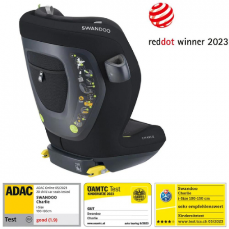 Scaun auto Swandoo Charlie i-Size Chia Black [1]