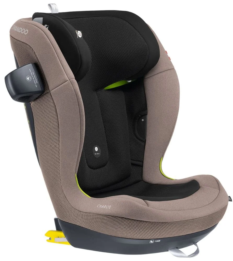 SCAUNE AUTO TIP ÎNALȚĂTOR CU SPĂTAR - Scaun auto Swandoo Charlie i-Size Brilliant Brown