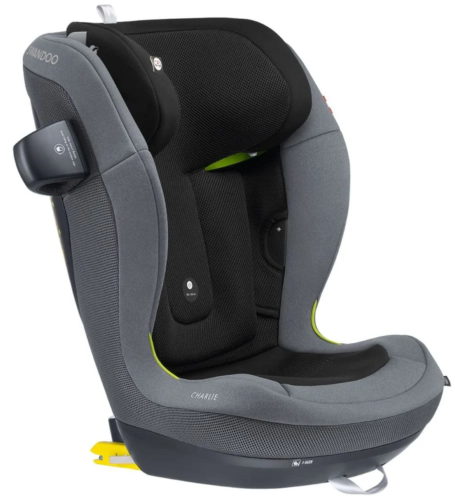 SCAUNE AUTO TIP ÎNALȚĂTOR CU SPĂTAR - Scaun auto Swandoo Charlie i-Size Graceful Grey