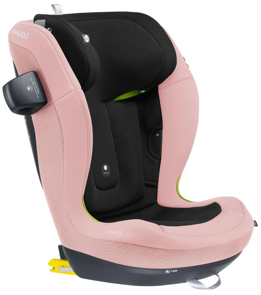 SCAUNE AUTO TIP ÎNALȚĂTOR CU SPĂTAR - Scaun auto Swandoo Charlie i-Size Positive Pink Limited Edition
