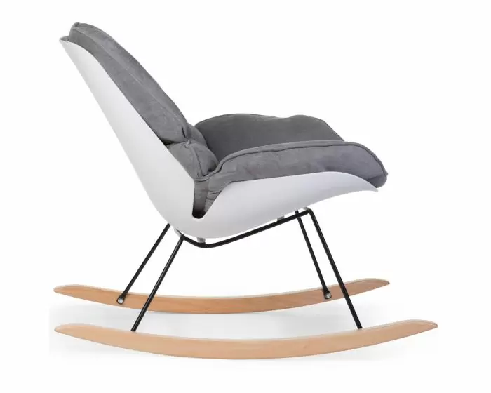 Scaun balansoar Childhome Alb/Gri [1]
