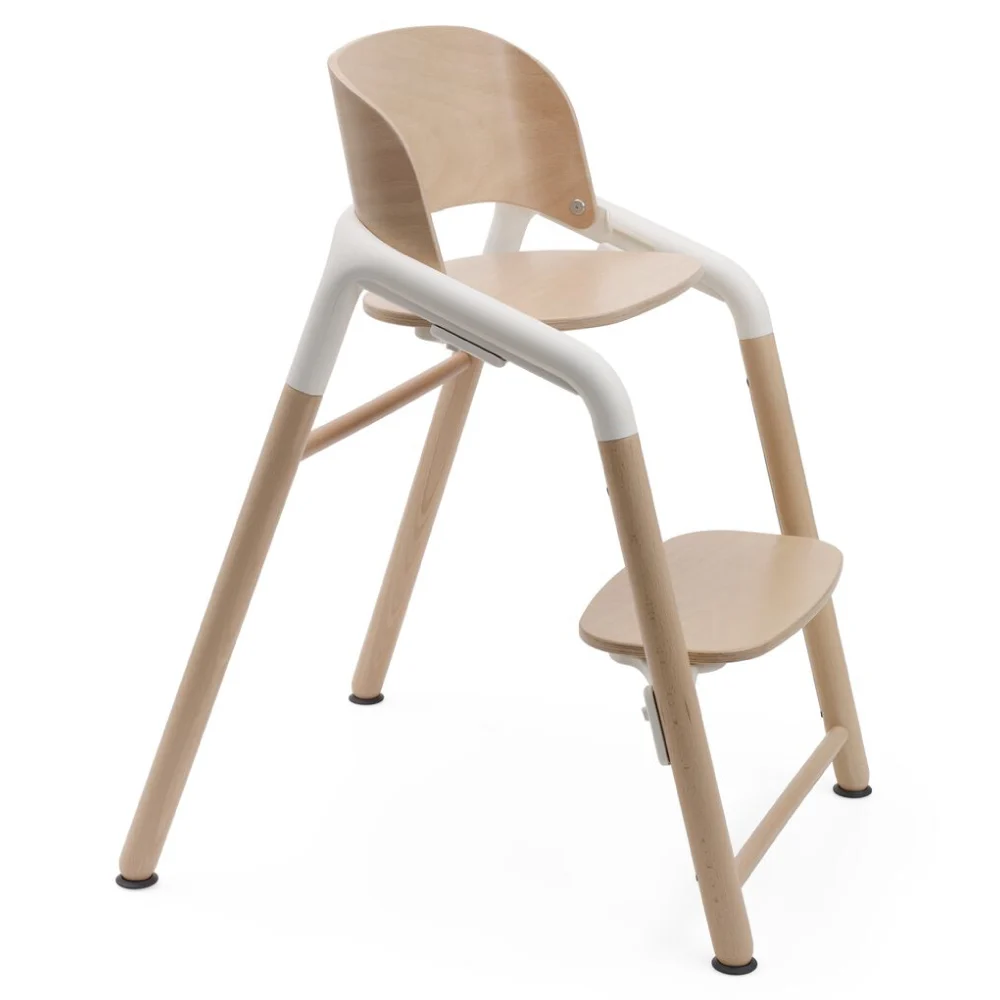 SCAUNE DE MASĂ PENTRU BEBELUȘI - Scaun Bugaboo Giraffe Neutral Wood/White