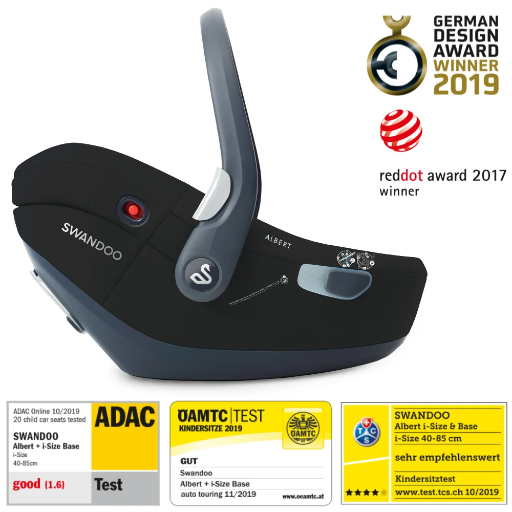Scoica auto Swandoo Albert i-Size 1.2 Chia Black [1]