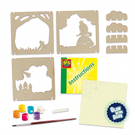 Set creativ copii - Povesti cu cutie de umbre, glow in the dark [2]