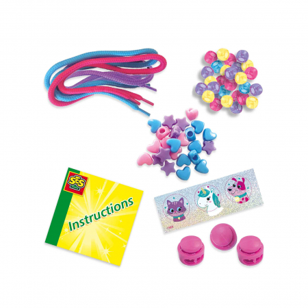 Set creativ pentru copii - Creez bratari cu diferite forme de margele [1]