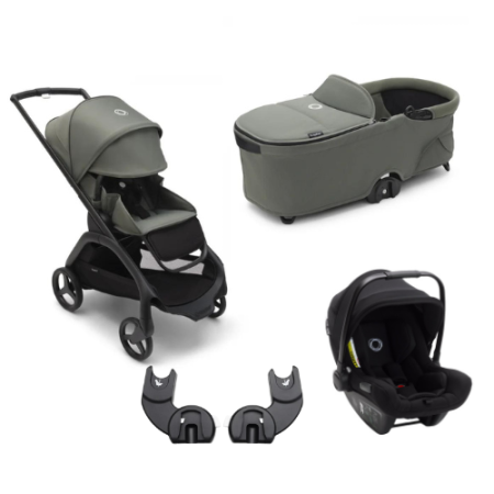 CARUCIOARE 3 IN 1 - Sistem de calatorie 3 in 1 Bugaboo Dragonfly Black/Forest Green