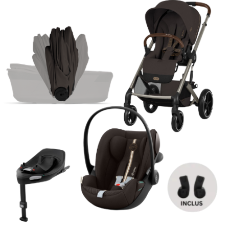 Carucioare Cybex - Carucior Cybex Balios S Lux 4 in 1 Chocolate Brown