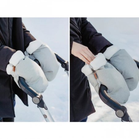 ACCESORII CARUCIOARE - Manusi pentru carucior Beaba Heather Grey