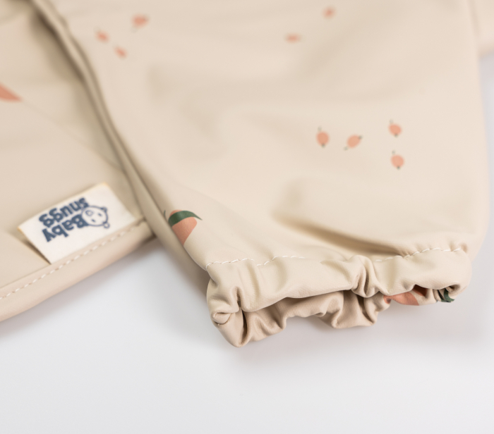 Baveta impermeabila cu maneci lungi BabySnugg, 6-36 luni, Orange [3]