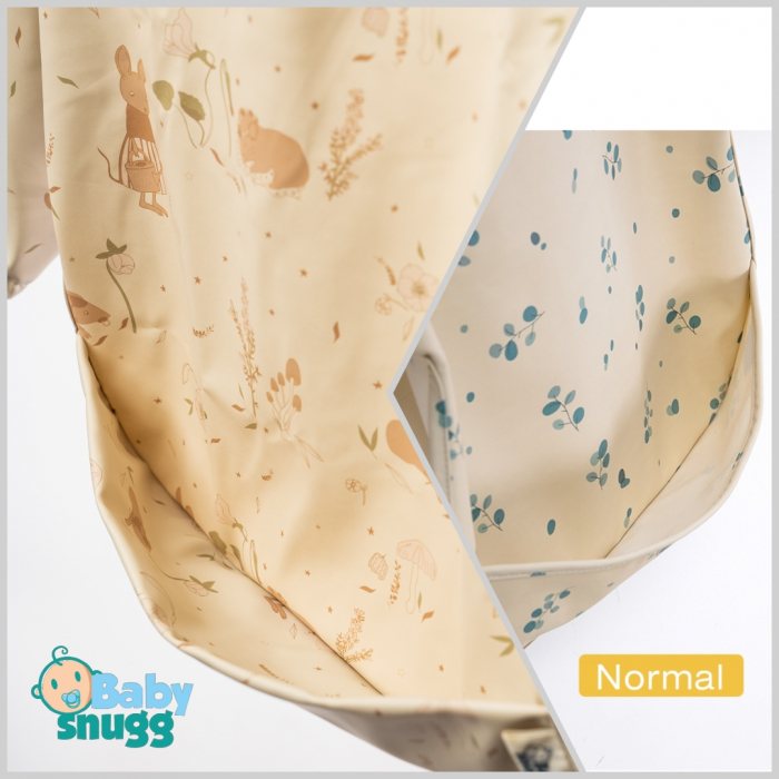 Baveta impermeabila cu maneci lungi BabySnugg, 6-36 luni, Mouse [5]