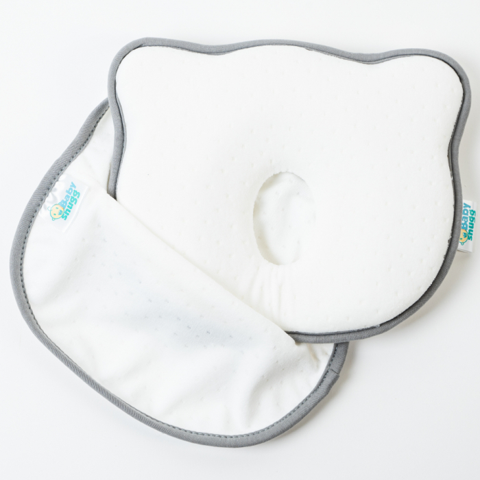 Husa perna bebelusi anti plagiocefalie pentru formarea capului, Alba [3]