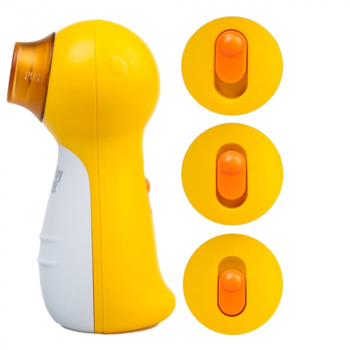 Pila electrica unghii Babysnugg pentru bebelusi, baterie inclusa, lumina LED, include 3 capete nou nascuti si 2 capete adulti [4]