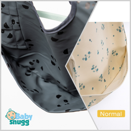 Baveta impermeabila BabySnugg, 6-24 luni, Grey Panda [2]