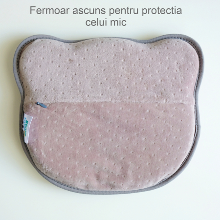 Husa perna bebelusi anti plagiocefalie pentru formarea capului, Gri [3]
