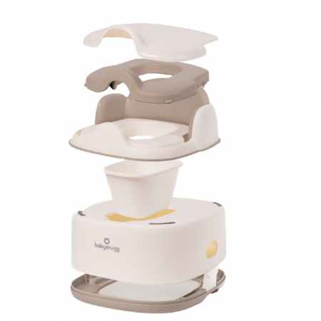 Olita multifunctionala 4 in 1 pentru copii – Reductor WC, Inaltator, Scaun, Recipient detasabil, Perna moale, Spatar ergonomic, Anti-alunecare, Anti-stropire, Capac inclus [4]