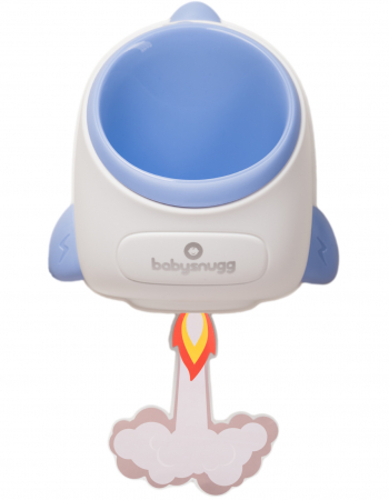 Olite si reductoare WC - Olita tip pisoar pentru baietei Babysnugg - model racheta, carlig inclus, montare pe perete