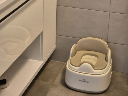 PRODUS RESIGILAT - Olita multifunctionala 4 in 1 pentru copii – Reductor WC, Inaltator, Scaun, Recipient detasabil, Perna moale, Spatar ergonomic, Anti-alunecare, Anti-stropire, Capac inclus - Babysnu [2]
