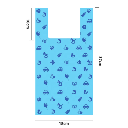 Pungi pentru scutece Babysnugg, 80 buc, cu dispenser portabil si agatatoare, fara miros, rezistente, anti-scurgere, 18x37 cm [1]