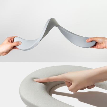 Reductor WC copii cu scarita pliabila si sezut moale Babysnugg – cu trepte ajustabile pentru toaleta ovala (40-47cm), Roz [4]