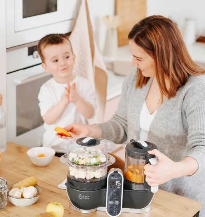Babymoov - Robot multifunctional Nutribaby + 6 in 1 Industrial Grey [7]