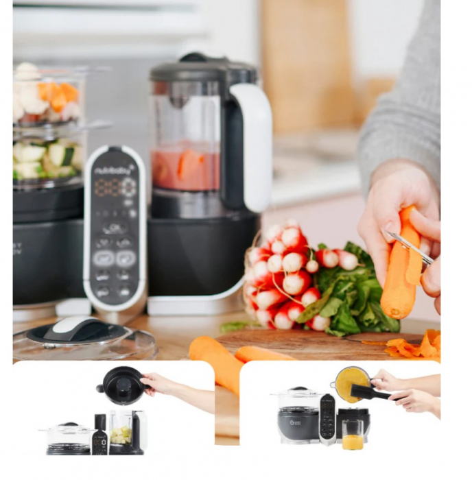 Babymoov - Robot multifunctional Nutribaby + 6 in 1 Industrial Grey [6]