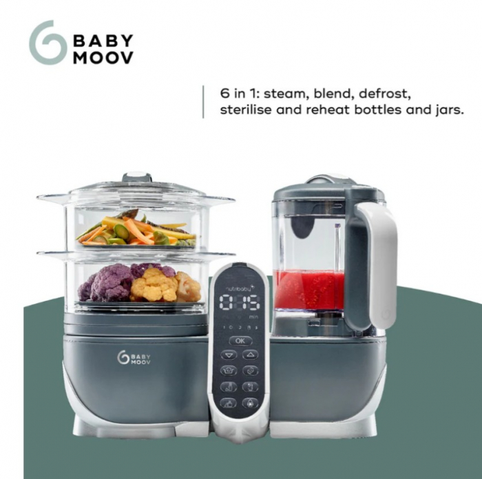 Babymoov - Robot multifunctional Nutribaby + 6 in 1 Industrial Grey [3]