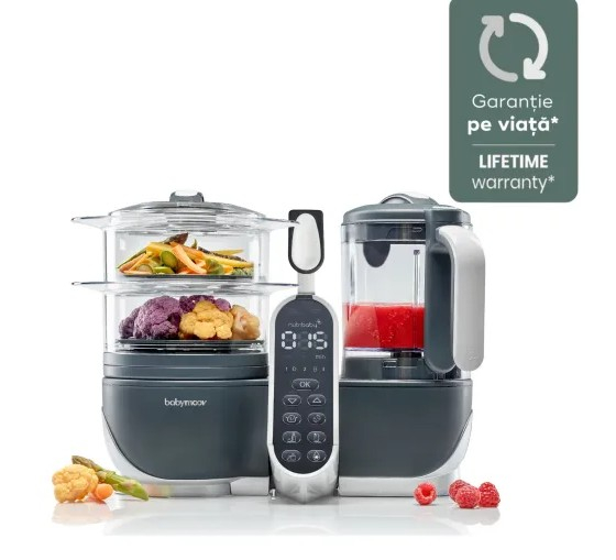 Babymoov - Robot multifunctional Nutribaby + 6 in 1 Industrial Grey [14]