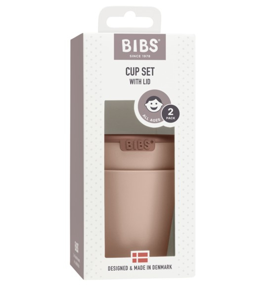 BIBS - Set 2 pahare pentru bebe, Blush [2]
